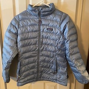 Powder blue girls Patagonia jacket size 14